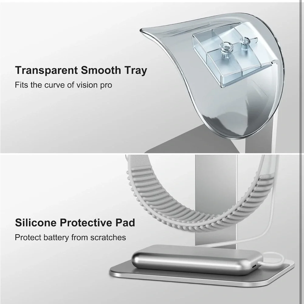 VR Stand Only Silver and White